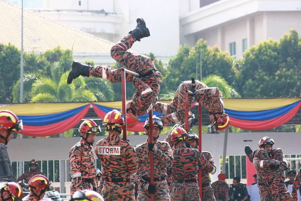 Seremban Septiembre 2018 Competencia Competencias Para Bomberos Llevó Cabo Seremban — Foto de Stock