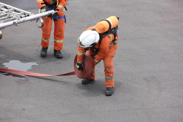 Seremban Septiembre 2018 Competencia Competencias Para Bomberos Llevó Cabo Seremban —  Fotos de Stock