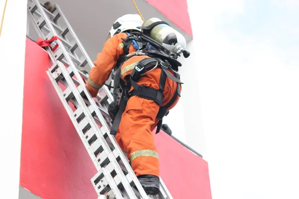 Seremban September 2018 Kompetenstävlingen För Brandmän Hölls Seremban — Stockfoto