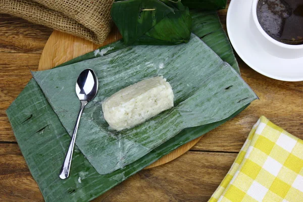 Zongzi Piatto Riso Tradizionale Cinese Base Riso Glutinoso Farcito Con — Foto Stock