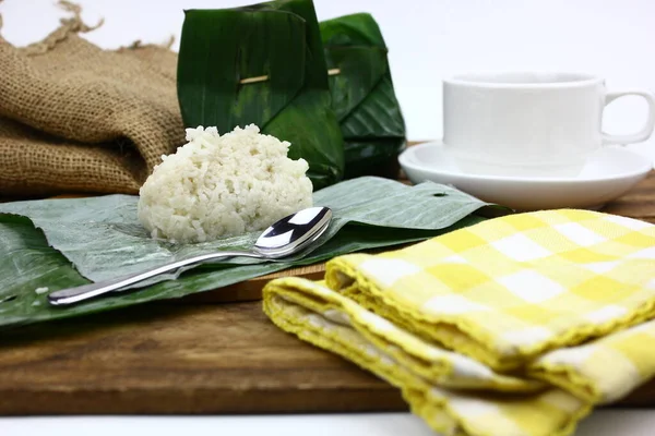 Zongzi Tradiční Čínské Rýžové Jídlo Lepkavé Rýže Plněné Balenými Bambusovými — Stock fotografie