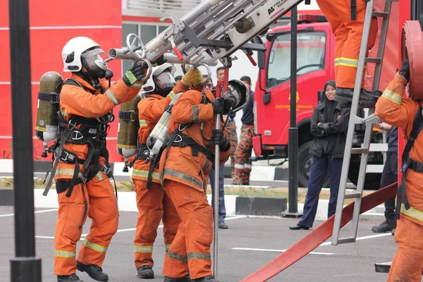 Seremban Septiembre 2018 Competencia Competencias Para Bomberos Llevó Cabo Seremban —  Fotos de Stock