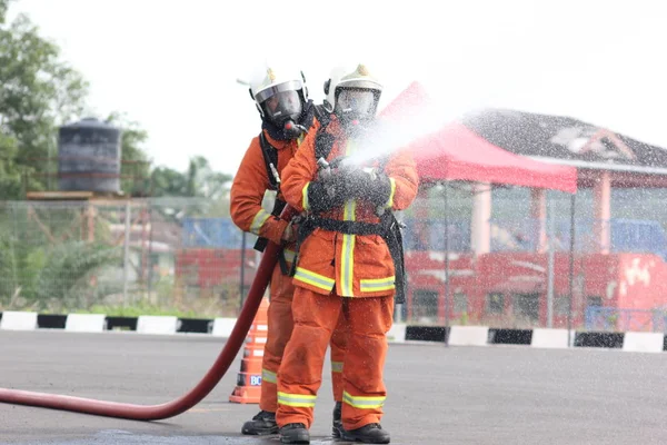 Seremban 2018年9月29日 消防士技能大会がセレンバンで開催されました — ストック写真