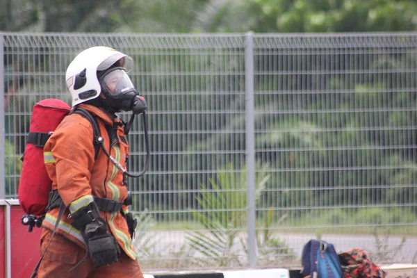 Seremban September 2018 Competence Skills Competition Firefighters Held Seremban — Stock Photo, Image