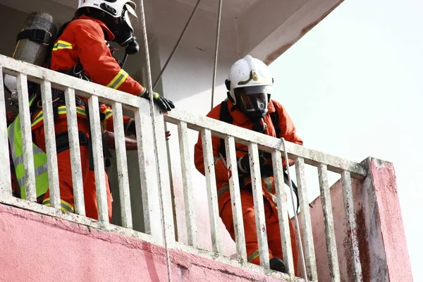 Seremban September 2018 Competence Skills Competition Firefighters Held Seremban — Stock Photo, Image