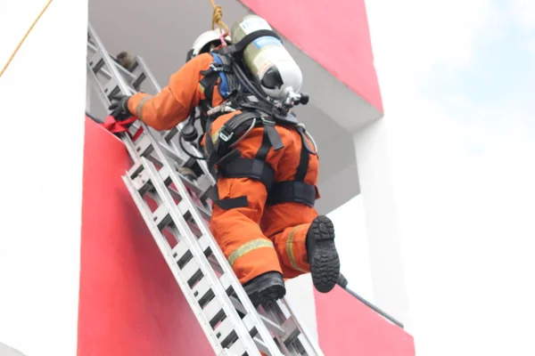 Seremban Septiembre 2018 Competencia Competencias Para Bomberos Llevó Cabo Seremban —  Fotos de Stock