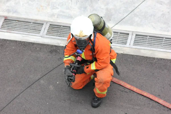 Seremban Septiembre 2018 Competencia Competencias Para Bomberos Llevó Cabo Seremban — Foto de Stock