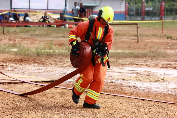 Seremban Septiembre 2018 Competencia Competencias Para Bomberos Llevó Cabo Seremban —  Fotos de Stock