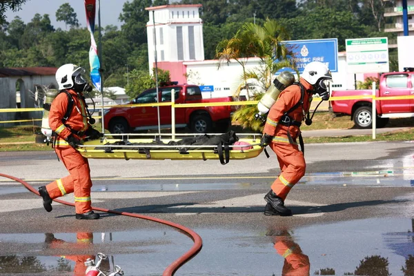 Seremban Septiembre 2018 Competencia Competencias Para Bomberos Llevó Cabo Seremban —  Fotos de Stock