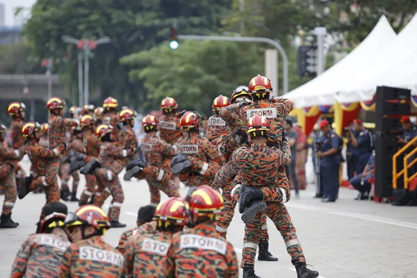 Seremban September 2018 Competence Skills Competition Firefighters Held Seremban — Stock Photo, Image