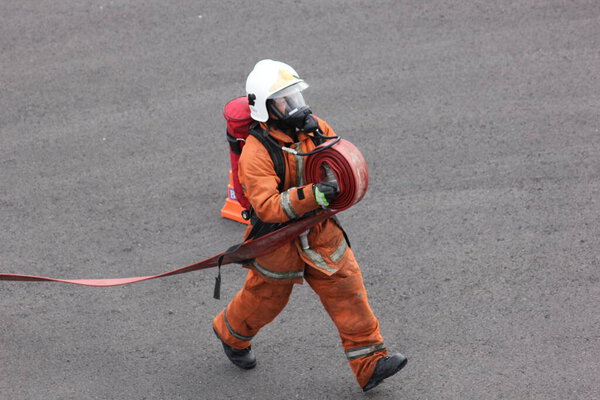 Seremban, September 29, 2018. The Competence Skills Competition for firefighters was held in Seremban.