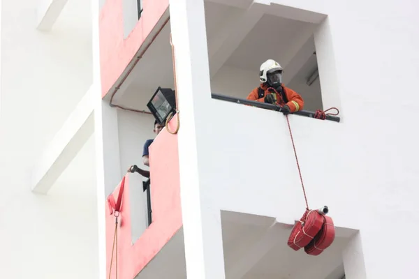 Seremban Septiembre 2018 Competencia Competencias Para Bomberos Llevó Cabo Seremban —  Fotos de Stock