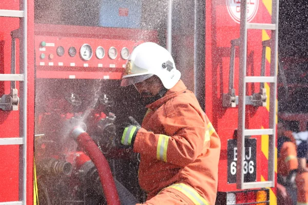 Seremban September 2018 Competence Skills Competition Firefighters Held Seremban — Stock Photo, Image