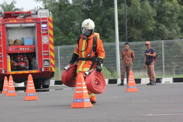 Seremban Septiembre 2018 Competencia Competencias Para Bomberos Llevó Cabo Seremban —  Fotos de Stock