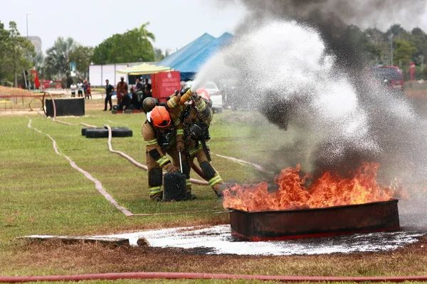 Seremban September 2018 Competence Skills Competition Firefighters Held Seremban — Stock Photo, Image