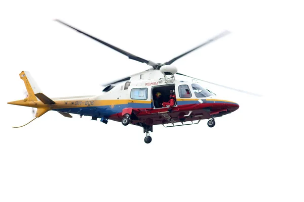 Malaysia Ipoh August 2018 Einsatz Der Malaysischen Feuerwehr Mit Hubschrauber — Stockfoto