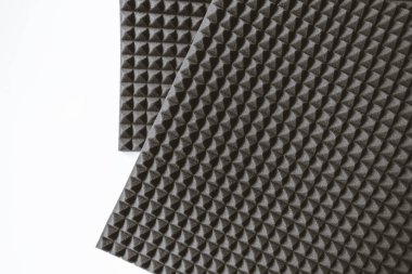 Siyah akustik köpük kauçuk çarşaflar..