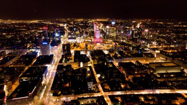 Varşova. Yukarıdan görüntülemek.