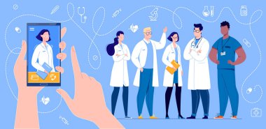 Smartphone Online Tıbbi Danışmanlık Uygulaması aracılığıyla Doktora Telefon Video Görüşmesi