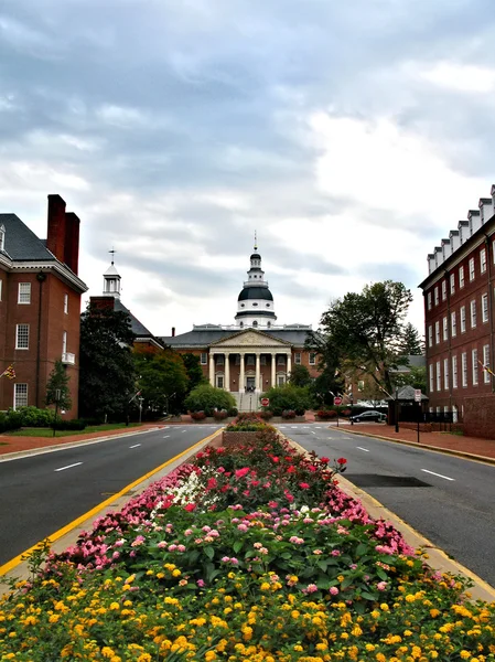 Annapolis - una ciudad en los Estados Unidos, la capital de Maryland — Foto de Stock