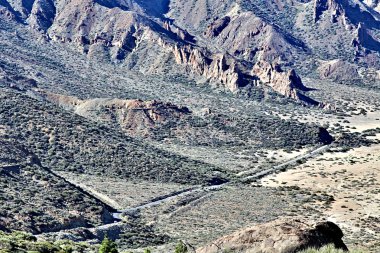 Cansız taşlı manzara