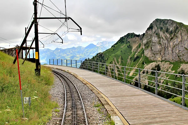 Piękny widok na szwajcarskie góry — Zdjęcie stockowe