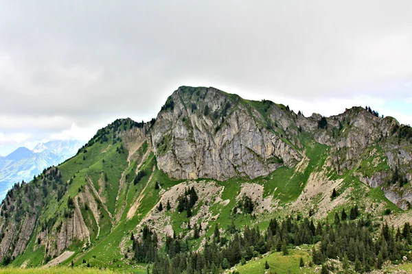 Aussichtsreiche Aussicht auf die Schweizer Berge — Stockfoto