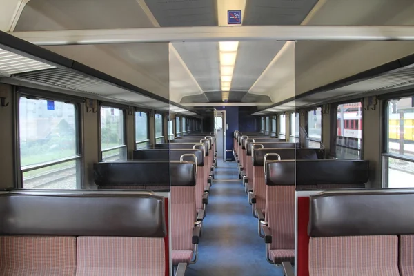 The empty carriage of the train — ストック写真