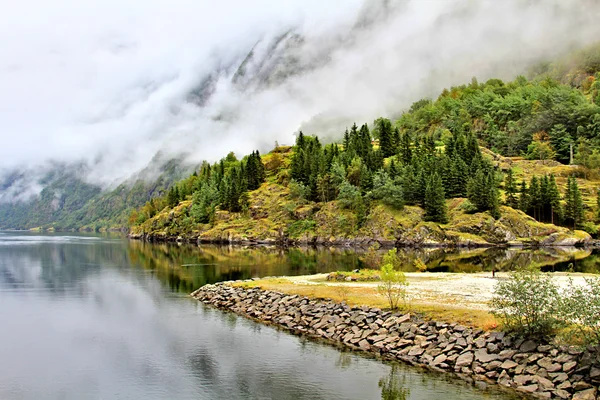 Autunno Norvegia paesaggio — Foto Stock