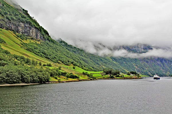 Herfst Noorwegen landschap — Stockfoto