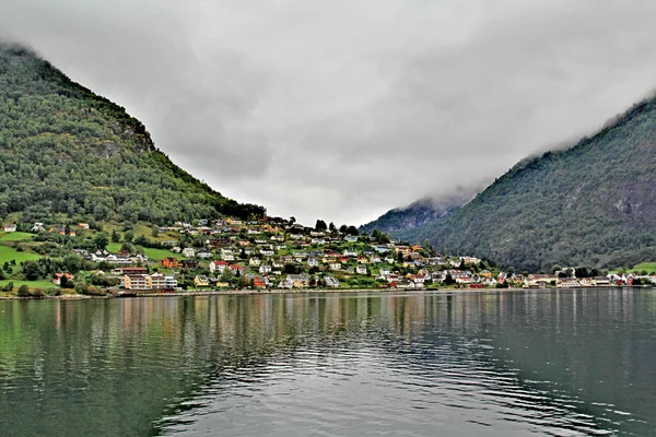 Otoño Noruega paisaje — Foto de Stock