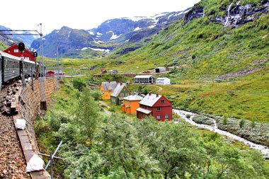 Sonbahar Norveç manzara