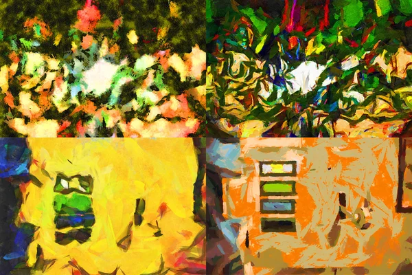 Multi-színes kaotikus panel — Stock Fotó