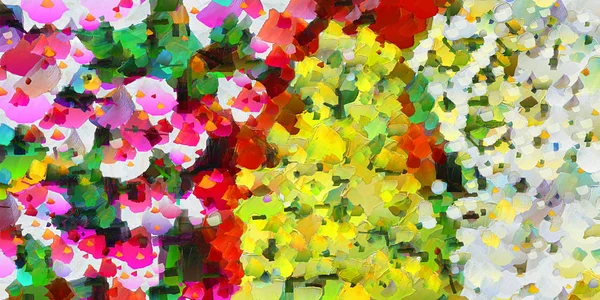 Painel caótico multi-colorido — Fotografia de Stock