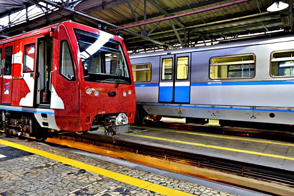 Auto del treno della metropolitana — Foto Stock