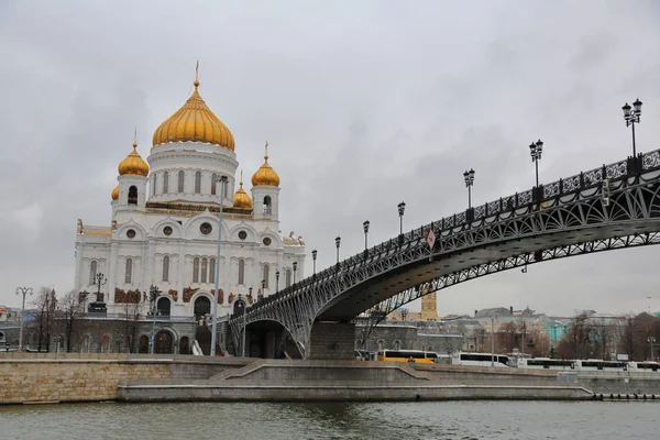 Собор Христа Спасителя в Москве, Россия — стоковое фото