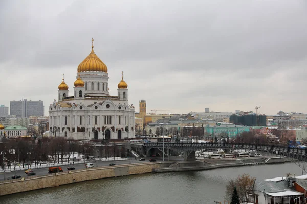 Die Kathedrale von Christus dem Erlöser in Moskau, Russland — Stockfoto