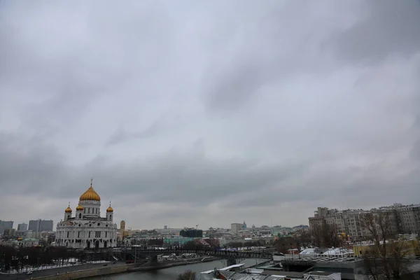 Собор Христа Спасителя в Москве, Россия — стоковое фото