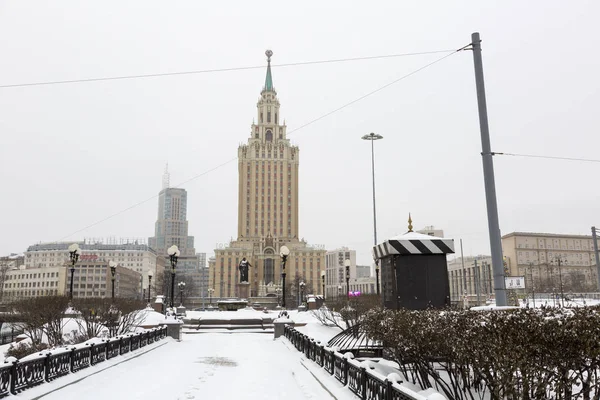 Moskova Leningradskaya otel — Stok fotoğraf