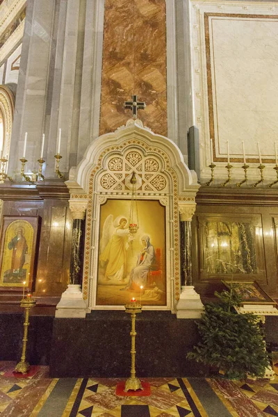 Interieur van de kathedraal van Christus de Verlosser in Moskou — Stockfoto