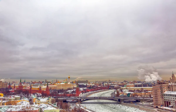 Вид на город Москва, Россия — стоковое фото