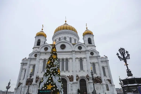 Кафедральний собор христа Спасителя в Московії (Росія). — стокове фото