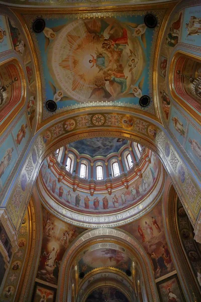 Interior de la Catedral de Cristo Salvador en Moscú — Foto de Stock