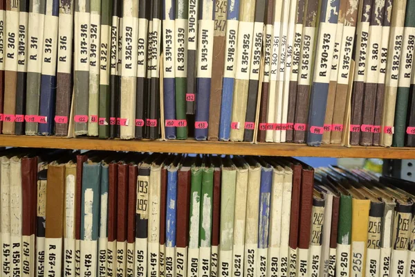 Shelves with books — Stock Photo, Image