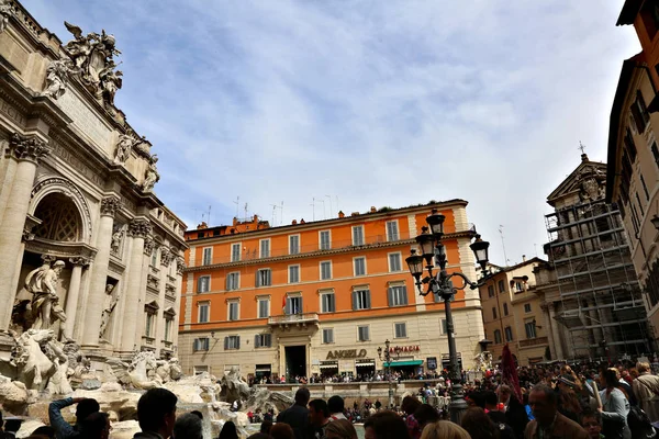 Fontana di Trevi a Roma, Italia — Foto Stock