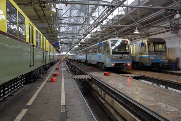 Subway depósito de reparação — Fotografia de Stock