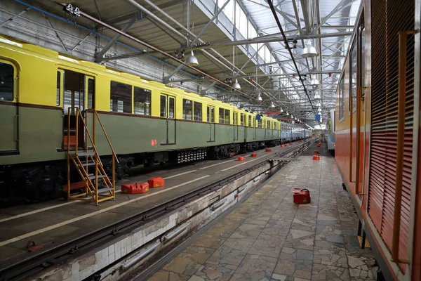 Subway depósito de reparação — Fotografia de Stock