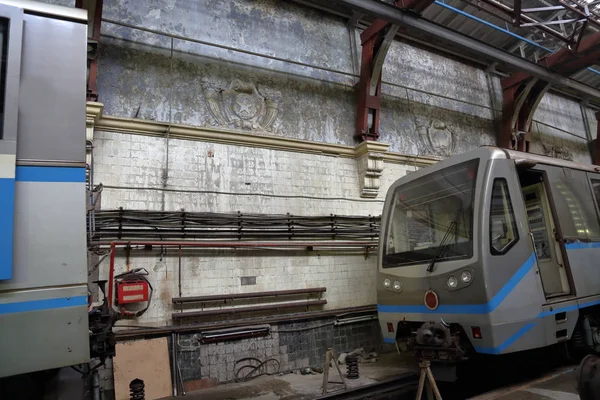 Subway depósito de reparação — Fotografia de Stock