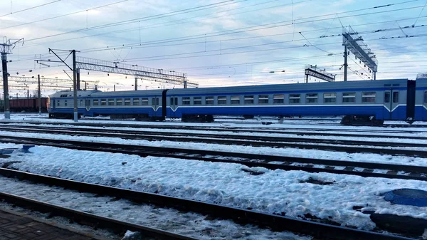 지방 철도 역 — 스톡 사진