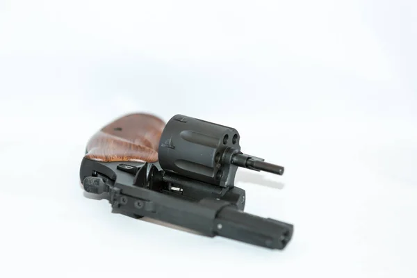 Pistola con mango de madera —  Fotos de Stock